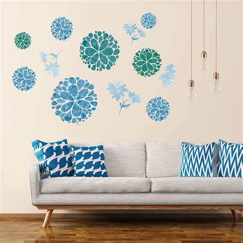 peel and stick wall decals for living room